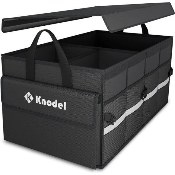 Car Trunk Organizer with Lid,Collapsible Car Trunk Storage Organizer,Car Storage - Picture 1 of 7